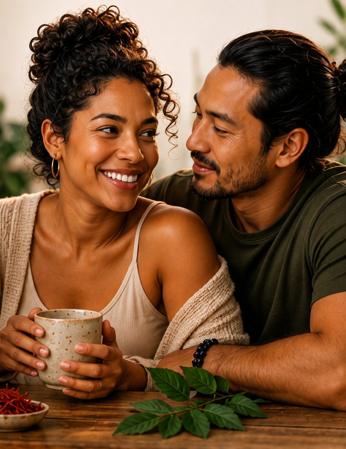 A couple enjoying time together